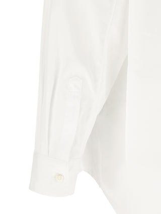 Comme Des Garçons White Cotton Blouse