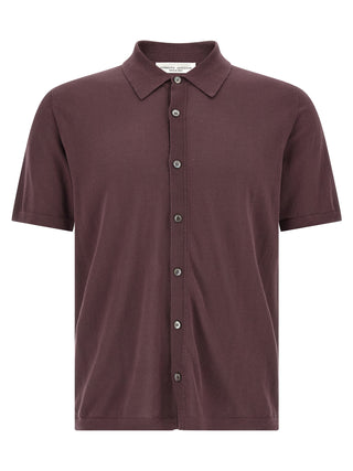 Roberto Collina Bordeaux Cotton Blouse
