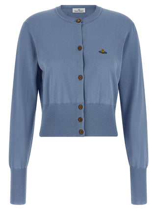 Vivienne Westwood Blue Cotton Cardigan