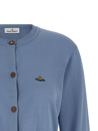 Vivienne Westwood Blue Cotton Cardigan