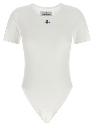 Vivienne Westwood White Cotton Bodysuit