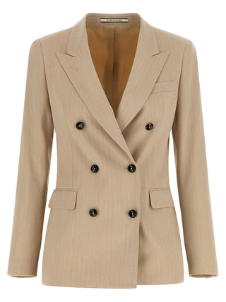 Tagliatore Beige Polyester Blazer