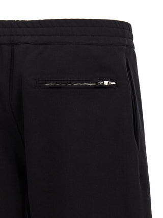 Alexander McQueen Black Cotton Bermuda Shorts