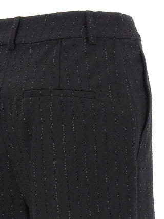 Max Mara Black Virgin Wool Bermuda Shorts