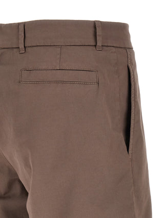 Brunello Cucinelli Brown Cotton Bermuda Shorts