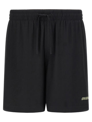 Casablanca Black Silk Bermuda Shorts