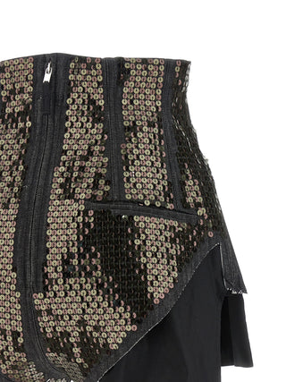Rick Owens Black Cotton Bermuda Shorts