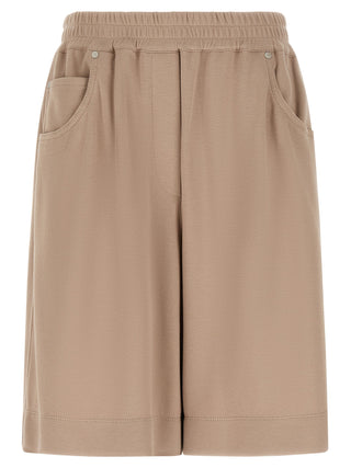 Brunello Cucinelli Brown Cotton Bermuda Shorts