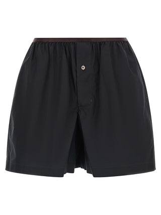 Lemaire Boxer Shorts in Washed Cotton Silk
