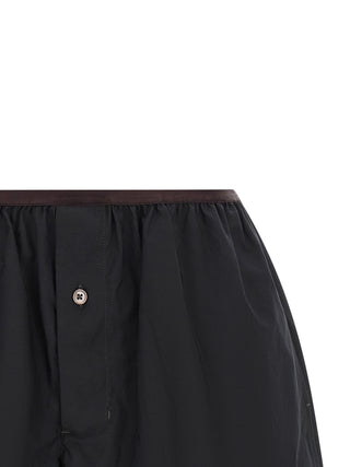 Lemaire Boxer Shorts in Washed Cotton Silk