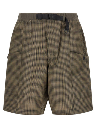 Comme Des Garçons Bicolor Linen Bermuda Shorts