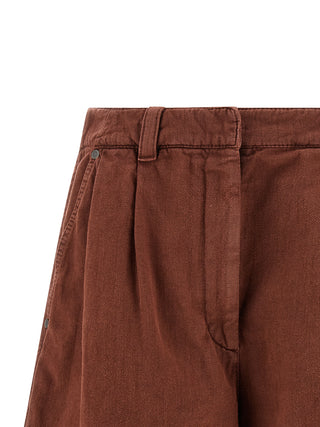 Brunello Cucinelli Multicolor Cotton Bermuda Shorts