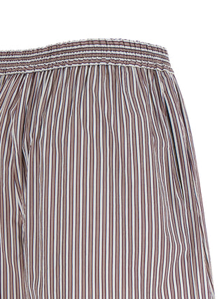 Brunello Cucinelli Bordeaux Cotton Bermuda Shorts