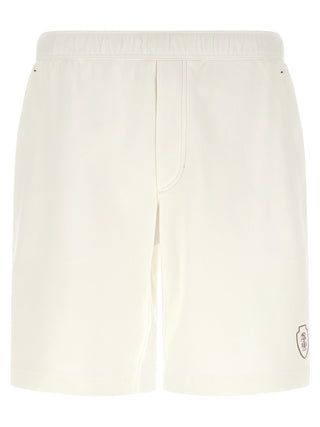 Brunello Cucinelli White Cotton Bermuda Shorts