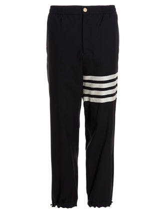 Thom Browne Blue Wool Athletic Pants