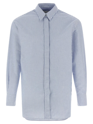 Golden Goose Blue Cotton Blouse