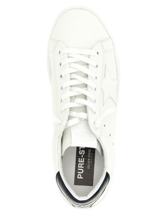 Golden Goose Blue Cowhide Low Top Sneakers