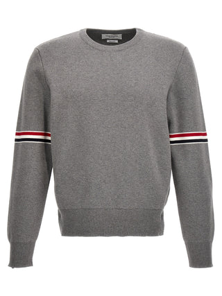 Thom Browne Gray Cotton Cardigan