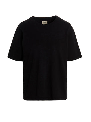 Khaite Black Cotton T-Shirt