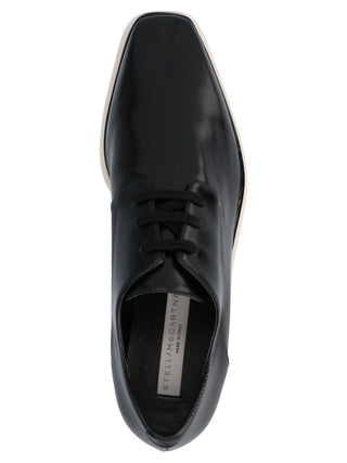 Stella McCartney Black Polyethylene Wedge Sandals