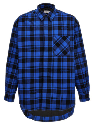 Off-White Blue Cotton Shirt