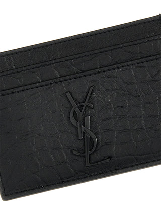 Saint Laurent Black Lambskin Cardholder