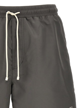 Brunello Cucinelli Gray Polyester Sportswear