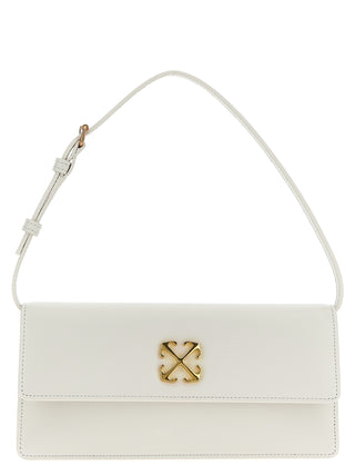 Off-White White Calfskin Shoulder Bag
