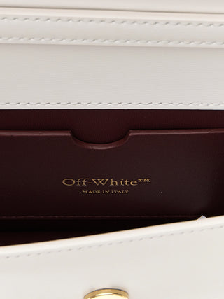 Off-White White Calfskin Shoulder Bag