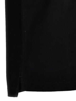 Burberry Black Cotton Polo Shirt