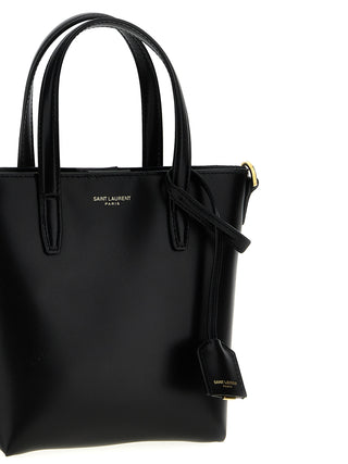 Saint Laurent Black Calfskin Tote Bag