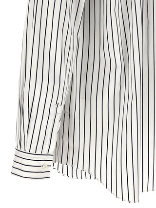 Comme Des Garçons Bicolor Cotton Blouse
