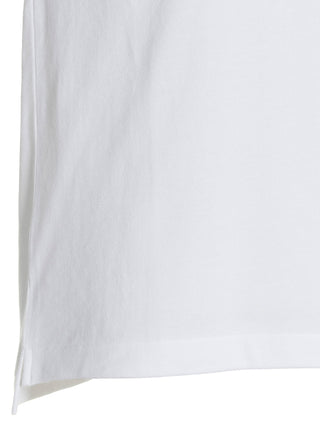 Comme Des Garçons Play White Cotton Polo Shirt
