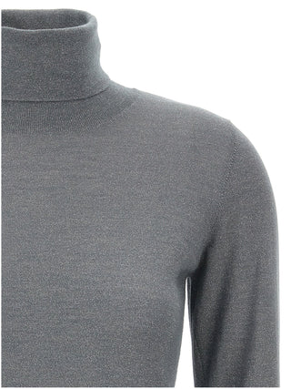 Brunello Cucinelli Gray Cashmere Cardigan