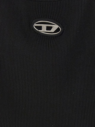 Diesel Black Viscose Cardigan