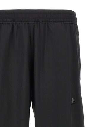 Givenchy Black Virgin Wool Casual Pants