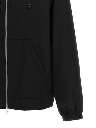 Givenchy Black Virgin Wool Sweatshirt