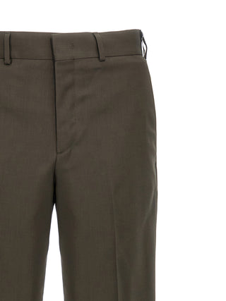 Fendi Bicolor Wool Dress Pants