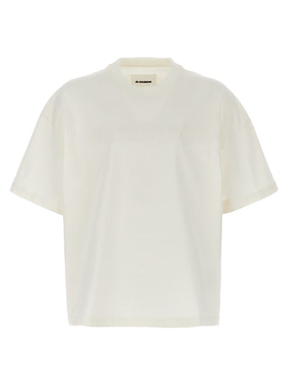 Jil Sander White Cotton T-Shirt