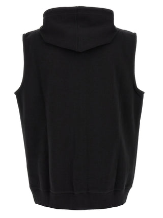 Brunello Cucinelli Black Cotton Sleeveless Jacket
