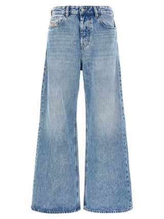 Diesel Blue Cotton Jeans Denim