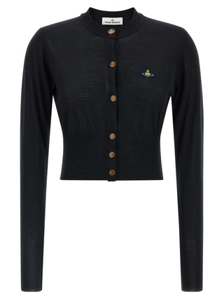Vivienne Westwood Black Wool Cardigan