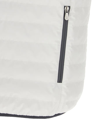 Brunello Cucinelli White Polyamide Sleeveless Jacket