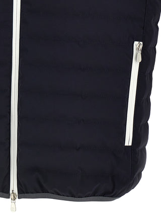 Brunello Cucinelli Blue Polyamide Coat