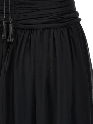 Tom Ford Black Silk Long Dress