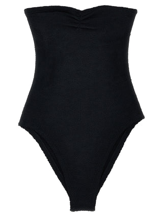 Hunza G Black Polyamide One-Piece Swimsuit
