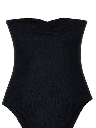 Hunza G Black Polyamide One-Piece Swimsuit