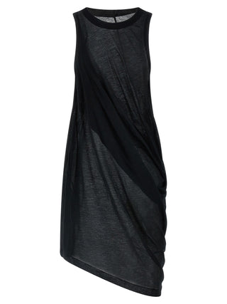 Rick Owens Black Cotton Casual Dress