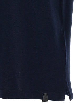 Brioni Blue Cotton Polo Shirt
