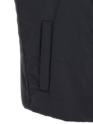 Herno Black Polyamide Sleeveless Jacket